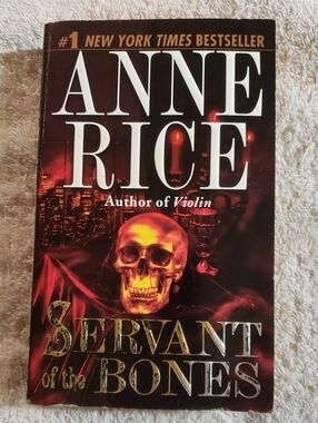 📚4 For $20 - Anne Rice -  Servant of the Bones Paperback - Red and Black Cover